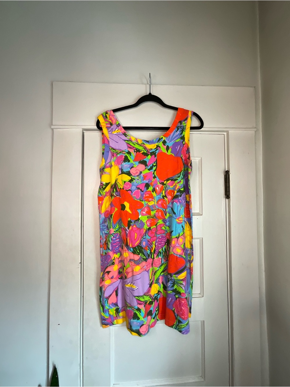 Ken Done Vintage 90’s Multicolor Floral Sleeveless Dress